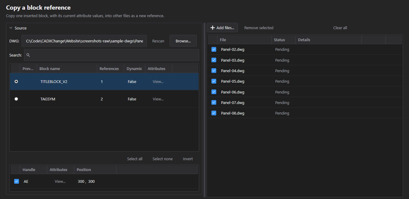 Copy Reference screenshot