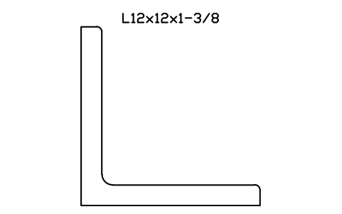 Vorschau des Symbols L12x12x1-3/8, Block AISC_L12X12X1_3_8