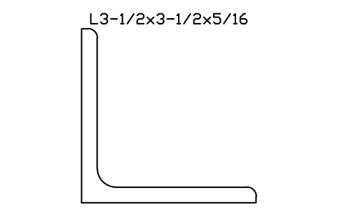 Vorschau des Symbols L3-1/2x3-1/2x5/16, Block AISC_L3_1_2X3_1_2X5_16