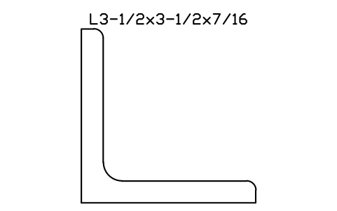 Vorschau des Symbols L3-1/2x3-1/2x7/16, Block AISC_L3_1_2X3_1_2X7_16