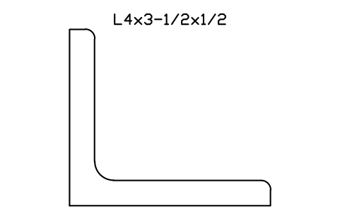 Vorschau des Symbols L4x3-1/2x1/2, Block AISC_L4X3_1_2X1_2