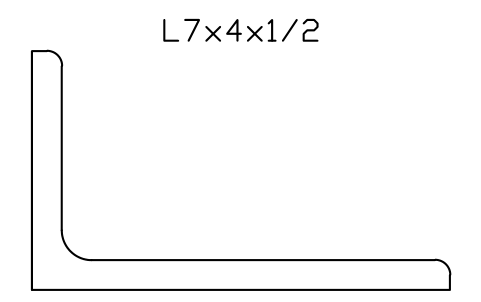 Vorschau des Symbols L7x4x1/2, Block AISC_L7X4X1_2