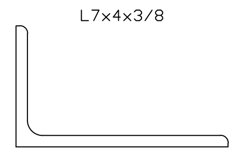 Vorschau des Symbols L7x4x3/8, Block AISC_L7X4X3_8