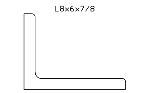 Vorschau des Symbols L8x6x7/8, Block AISC_L8X6X7_8