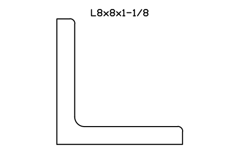 Vorschau des Symbols L8x8x1-1/8, Block AISC_L8X8X1_1_8