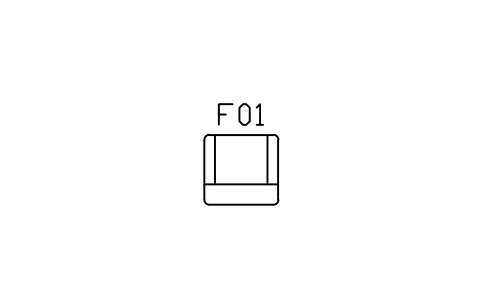Preview of the Armchair symbol, block ARCH_ARMCHAIR