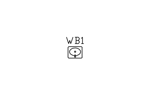 Preview of the Wash basin, rectangular symbol, block ARCH_BASIN_RECT