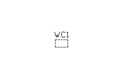 Preview of the Wall cabinet, 600 symbol, block ARCH_CABINET_WALL