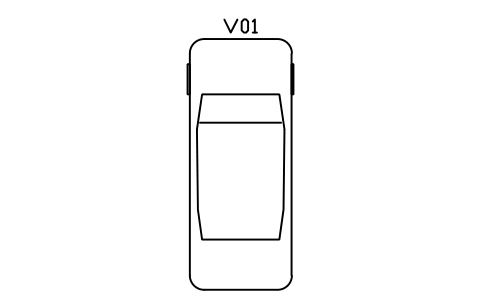 Preview of the Car, SUV symbol, block ARCH_CAR_SUV