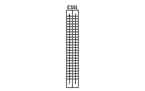 Preview of the Escalator symbol, block ARCH_ESCALATOR