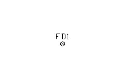 Preview of the Floor drain symbol, block ARCH_FLOOR_DRAIN