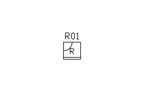 Preview of the Refrigerator symbol, block ARCH_FRIDGE