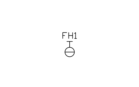 Preview of the Fire hydrant symbol, block ARCH_HYDRANT