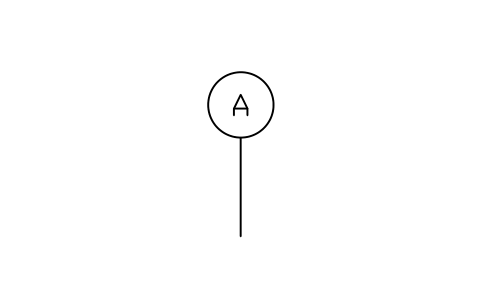 Preview of the Grid bubble symbol, block ARCH_MARK_GRID