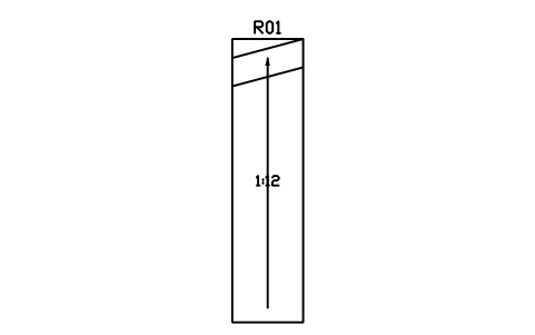 Preview of the Ramp symbol, block ARCH_RAMP