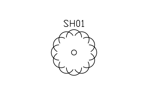 Preview of the Shrub symbol, block ARCH_SHRUB