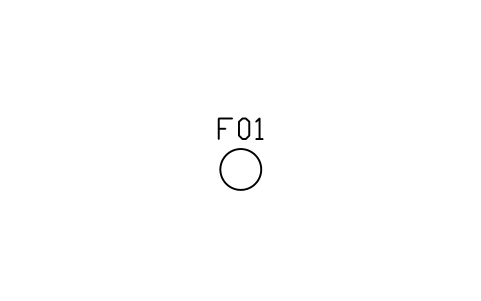 Preview of the Side table, round symbol, block ARCH_SIDE_TABLE