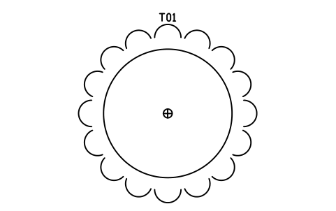 Preview of the Tree, deciduous symbol, block ARCH_TREE