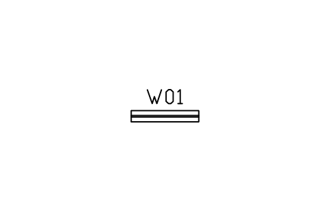 Preview of the Window, fixed symbol, block ARCH_WINDOW_FIXED