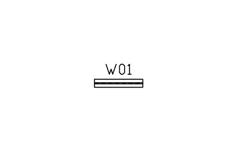 Preview of the Window, top-hung / tilt symbol, block ARCH_WINDOW_TOPHUNG