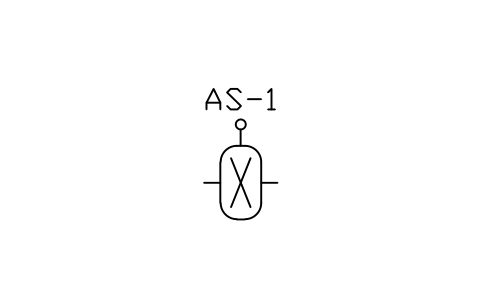 Vorschau des Symbols Air separator, Block HV_AIR_SEPARATOR