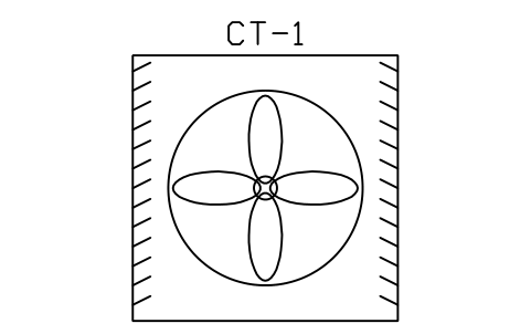 Vorschau des Symbols Cooling tower, Block HV_COOLING_TOWER
