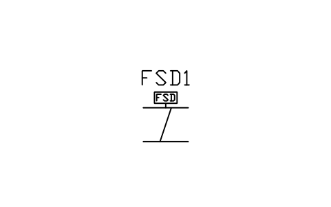 Vorschau des Symbols Combined fire and smoke damper, Block HV_DAMPER_FIRE_SMOKE