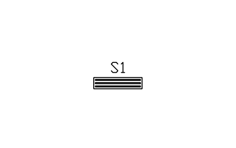 Vorschau des Symbols Linear slot diffuser, 3 slots, Block HV_DIFF_LINEAR_3SLOT