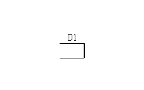 Vorschau des Symbols Duct end cap, Block HV_DUCT_CAP
