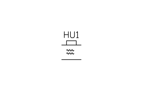 Vorschau des Symbols Steam humidifier in duct, Block HV_DUCT_HUMIDIFIER