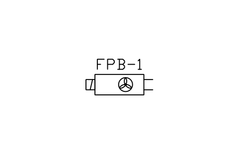 Vorschau des Symbols Fan powered terminal box, Block HV_FPB_BOX