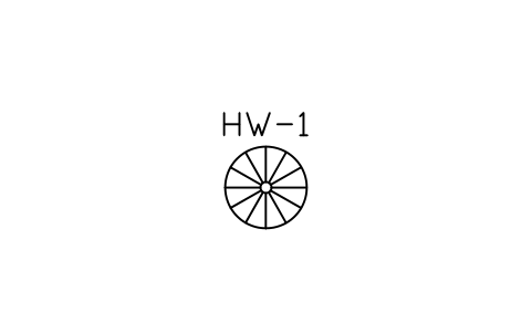 Vorschau des Symbols Heat recovery wheel, Block HV_HEAT_WHEEL