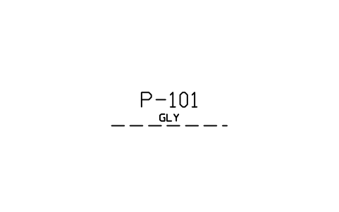 Vorschau des Symbols Glycol, Block HV_PIPE_GLY