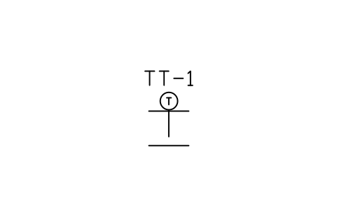 Vorschau des Symbols Duct temperature sensor, Block HV_SENSOR_TEMP_DUCT