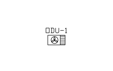 Vorschau des Symbols Split outdoor unit, Block HV_SPLIT_OUTDOOR