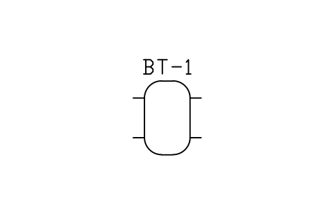 Vorschau des Symbols Buffer / storage tank, Block HV_TANK_BUFFER