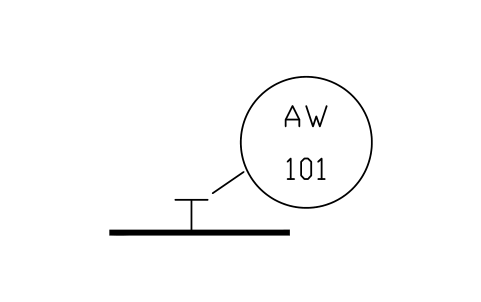 Sample probe, flanged (AW) 심볼 미리보기, 블록 ISA_ACC_SAMPLE_PROBE