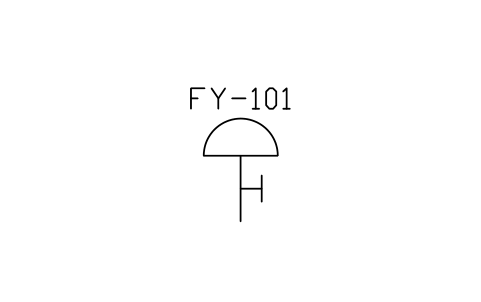 Actuator, side handwheel 심볼 미리보기, 블록 ISA_ACT_HAND_SIDE