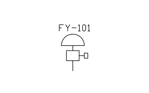 Actuator, PST device, manual 심볼 미리보기, 블록 ISA_ACT_PST_MANUAL