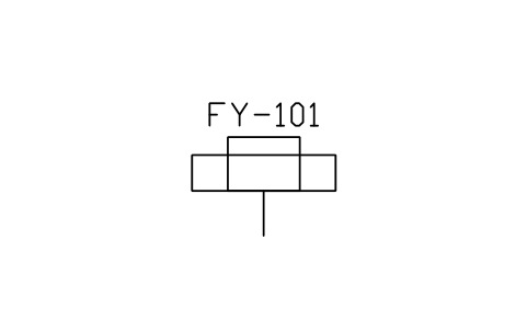 Actuator, rotary piston 심볼 미리보기, 블록 ISA_ACT_ROTARY