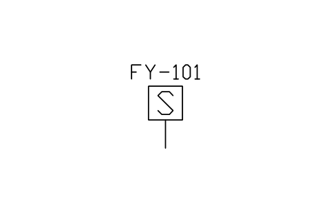Actuator, solenoid 심볼 미리보기, 블록 ISA_ACT_SOLENOID