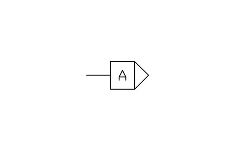 Functional connector, source 심볼 미리보기, 블록 ISA_CONN_FUNC_SOURCE