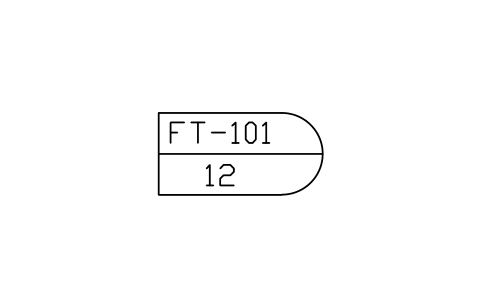 Drawing connector, round 심볼 미리보기, 블록 ISA_CONN_SIGNAL_ROUND