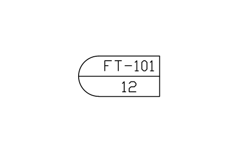 Drawing connector, round in 심볼 미리보기, 블록 ISA_CONN_SIGNAL_ROUND_IN