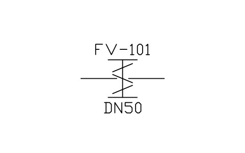 Damper, opposed blade 심볼 미리보기, 블록 ISA_DAMPER_OPPOSED
