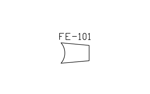 Flow nozzle 심볼 미리보기, 블록 ISA_ELEM_FLOW_NOZZLE