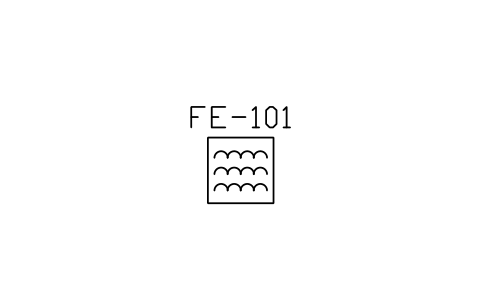 Magnetic meter, coil 심볼 미리보기, 블록 ISA_ELEM_MAGNETIC_COIL