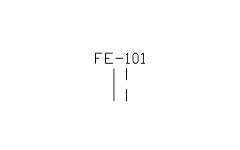 Orifice plate 심볼 미리보기, 블록 ISA_ELEM_ORIFICE