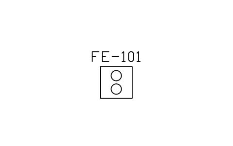 Turbine / propeller meter 심볼 미리보기, 블록 ISA_ELEM_TURBINE