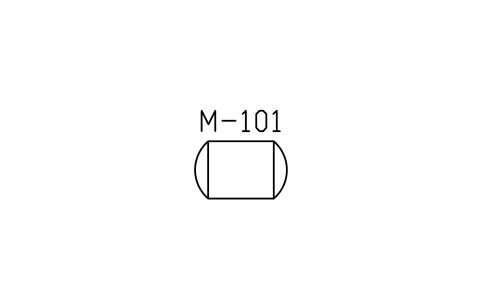 Electric motor 심볼 미리보기, 블록 ISA_MOTOR